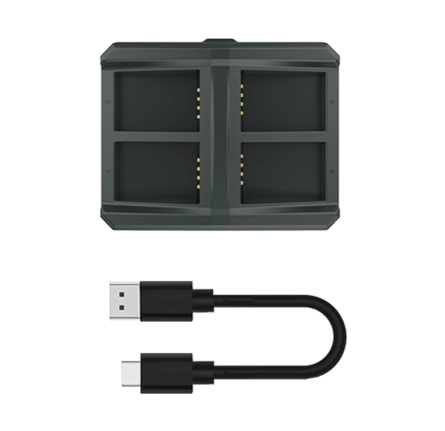 Solidcom C1 (Pro) Boîtier de chargement de batterie à 4 emplacements
