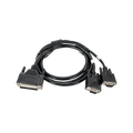 Câble de comptage DB25 mâle vers double HDB15 mâle