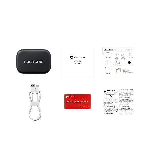 LARK A1 - Duo Receivers Version Charging Case (Gray)