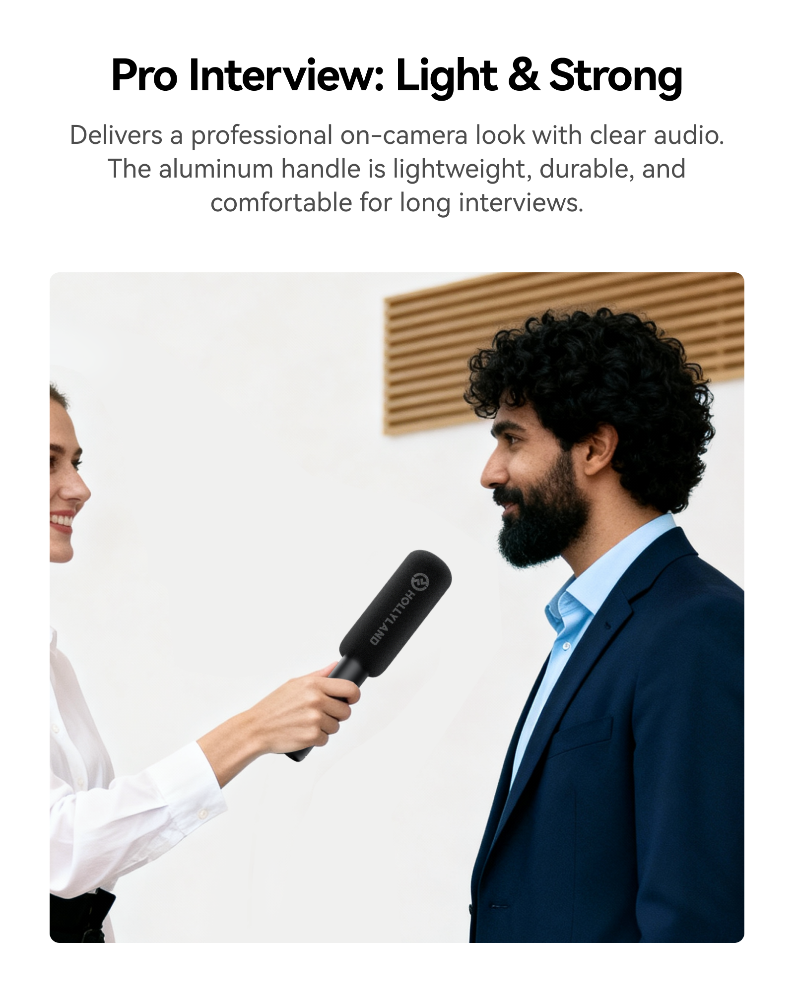 Interview Adapter for Wireless Microphones (Handheld/Desktop)