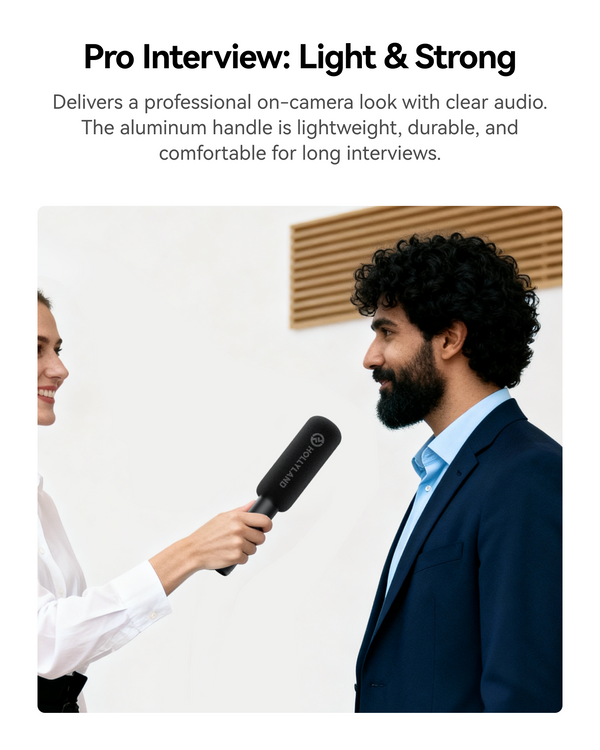 Interview Adapter for Wireless Microphones (Handheld/Desktop)