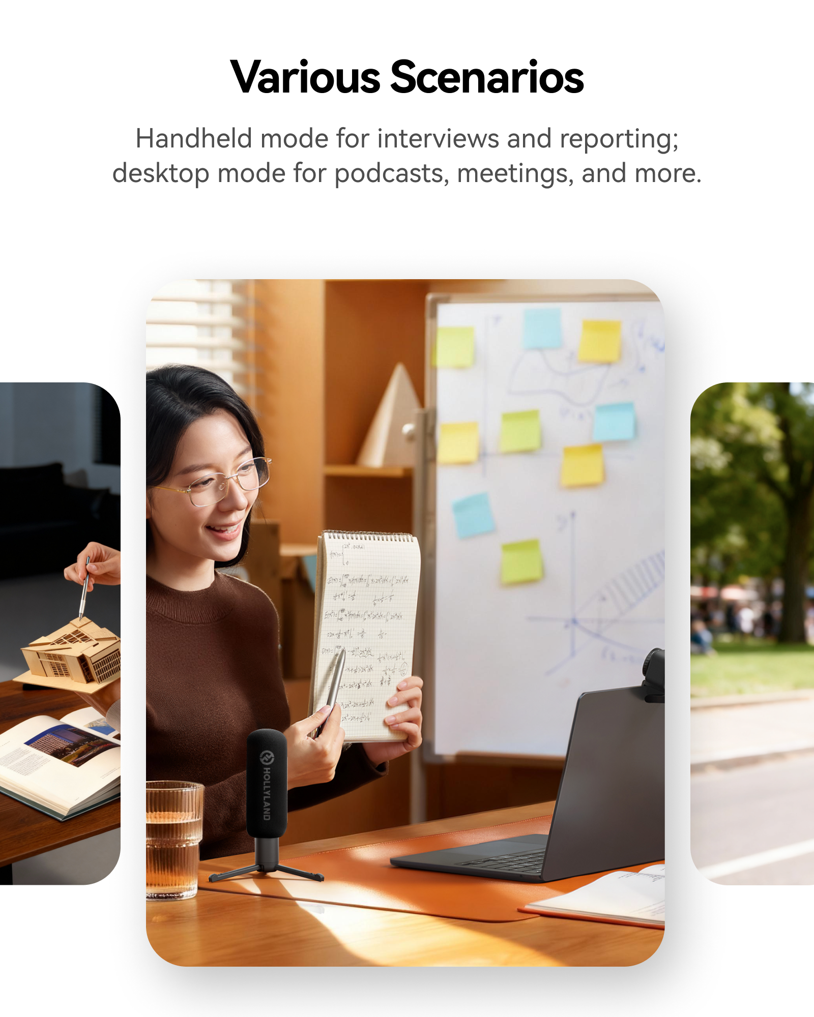 Interview Adapter for Wireless Microphones (Handheld/Desktop)